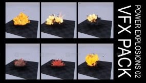 【UE】强力爆炸视觉特效02  Power Explosions VFX 02