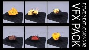【UE】强力爆炸视觉特效02  Power Explosions VFX 02