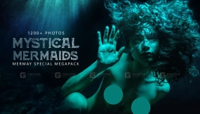1200+ 神秘美人鱼五月特辑超级资源包  1200+ Mystical Mermaids Mermay Special Megapack
