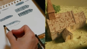 学习使用水彩手绘纹理制作3D场景的教程系列