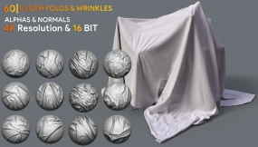 60种布料褶皱与皱纹  60 Cloth Folds & Wrinkles