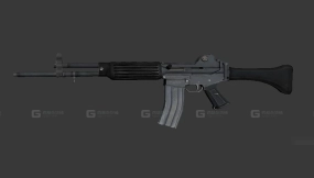 K2突击步枪-K2 3D model