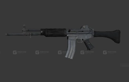 K2突击步枪-K2 3D model