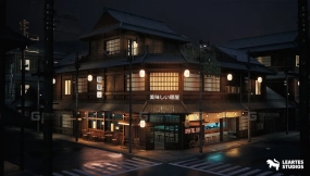 【UE】日本拉面餐厅环境场景 Ramen Restaurant Environment