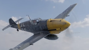 Messerschmitt BF-109 E-7 战机模型 战争雷霆 [War Thunder] Messerschmitt BF-109 E-7