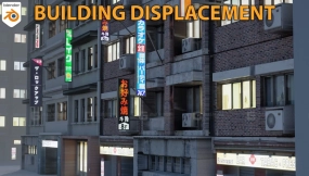 街道楼房建筑置换贴图合集 Building Displacement