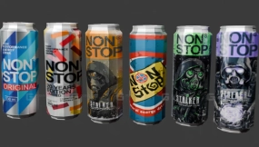 不间断乌克兰能量饮料 多皮肤选择器 Blender版 Non-Stop(Ukrainian Energy Drink) with Multi Skin selector (Blender)