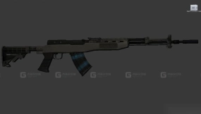 西蒙诺夫半自动卡宾枪-SKS 3D model