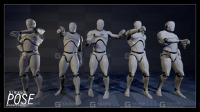 【UE】待机姿势动作包  Strike A Pose – Animation Pack