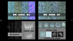 【UE】写实瀑布粒子特效（级联系统）  Realistic Waterfall Particle FX(Cascade System)