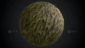逼真毛皮动物毛发智能材质球 Realistic fur substance smart material