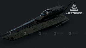 未来科幻空军飞机太空飞船 Futuristic Sci-Fi Air Force AirplaneSpace Ship