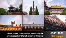 中国塔楼建筑参考包  China Tower Construction Reference Pack