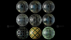 材质玻璃窗户01  Materials Glass Windows 01