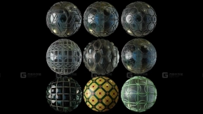 材质玻璃窗户01  Materials Glass Windows 01