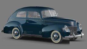 1940款福特V8轿车 - 1940 Ford v8 sedan 3D model-191