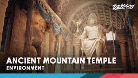 【UE】古老寺庙欧洲古罗马建筑意大利 Ancient Mountain Temple (Nanite)