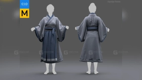 中式亚洲传统古装衣服裙子 Asian traditional outfit.