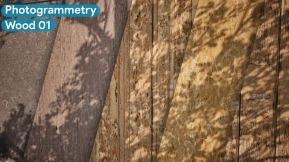 【UE】木材01 - 扫描摄影测量材质  Wood 01 - Scanned Photogrammetry Materials
