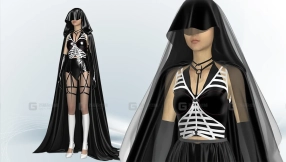 哥特薄纱情趣黑纱连衣裙 Gothic Dress