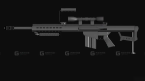 巴雷特M107CQ - Barrett M107CQ 3D model-38