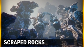 【UE】刮擦岩石  Scraped Rocks