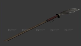 少林长矛 3D模型-5 - Shaolin spear 3D model-5