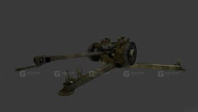 D-30榴弹炮3D模型-50 - Howitzer D-30 3D model-50