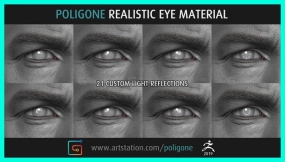 21种写实眼球ZMT材质+模型