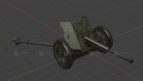 45毫米53-K 3D模型-24 - 45-mm 53-K 3D model-24