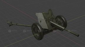 45毫米53-K 3D模型-24 - 45-mm 53-K 3D model-24