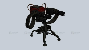 哨戒炮2-26 - Sentry 2 3D model-26