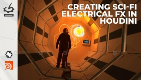 在Houdini中创建科幻电气特效  Creating Sci-Fi Electrical FX in Houdini
