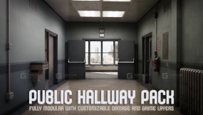 【UE】公共走廊包  Public Hallway Pack