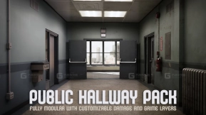 【UE】公共走廊包  Public Hallway Pack