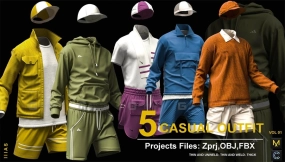 5+男装连帽衫休闲鸭舌帽短裤