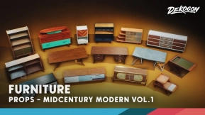 【UE】世纪中期现代风格 第一卷 - 家具  Mid Century Modern VOL.1 - Furniture