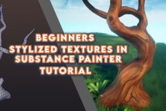 Substance 3D Painter ！创建风格化树纹理 - 初学者教程！