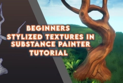 Substance 3D Painter ！创建风格化树纹理 - 初学者教程！