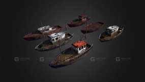 废船场船只 Junkyard Boats