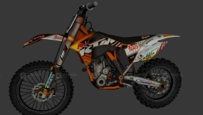 KTM 450 SX-F - KTM 450 SX-F 3D model-45