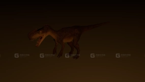 单脊龙 Monolophosaurus 1