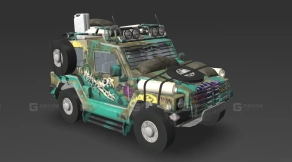 1991古热尔托坎廷斯 - 1991 Gurgel Tocantins 3D model-64