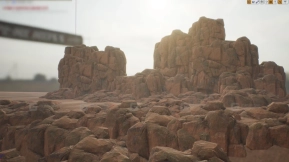 【UE】大型沙漠红岩与装饰性岩石  Large Desert Red Rock and Decorative Rock