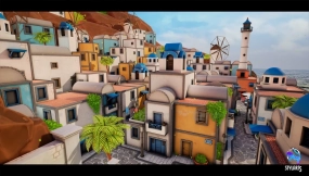 【UE】风格化希腊岛屿 Stylized Greek Island