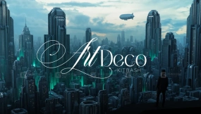 未来城市科幻建筑模型 Art Deco - City Kitbash