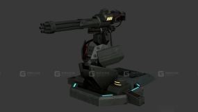 FPS炮塔 - Turret FPS 3D model-95