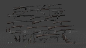 古墓奇兵：Deadfall Adventures武器-14 - Deadfall Adventures weapons 3D model-14