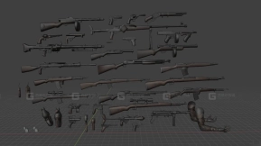 古墓奇兵：Deadfall Adventures武器-14 - Deadfall Adventures weapons 3D model-14