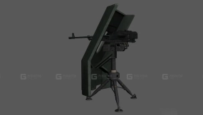 枪械盾牌与三脚架 - Gun shield and tripod 3D model-100